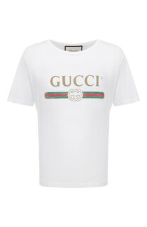 Хлопковая футболка Gucci