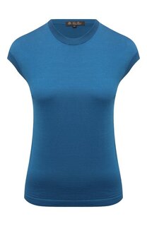 Топ из смеси шелка и хлопка Loro Piana