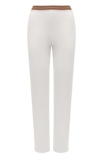 Брюки из шелка и хлопка Loro Piana