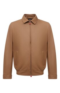 Кожаный бомбер Kiton