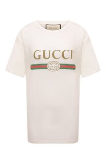 Хлопковая футболка Gucci