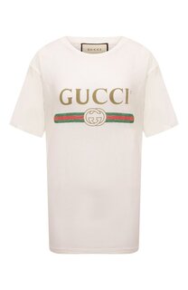 Хлопковая футболка Gucci