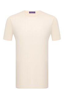 Футболка из шелка и хлопка Ralph Lauren