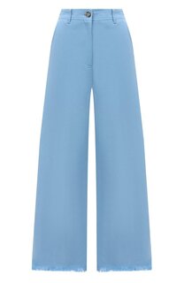 Брюки из хлопка и льна MSGM