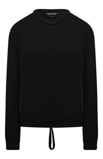 Свитшот из шелка и хлопка Tom Ford