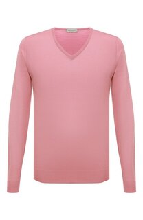 Пуловер из шерсти и хлопка John Smedley