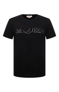 Хлопковая футболка Alexander McQueen