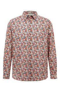 Хлопковая рубашка Liberty Gucci