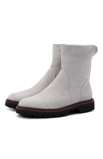 Замшевые ботинки Kiton