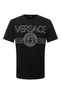 Хлопковая футболка Versace