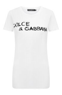 Хлопковая футболка Dolce & Gabbana