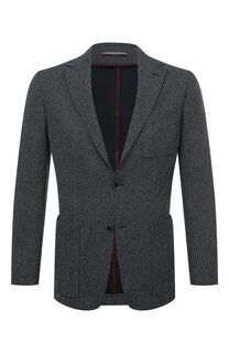 Пиджак из хлопка и вискозы Canali