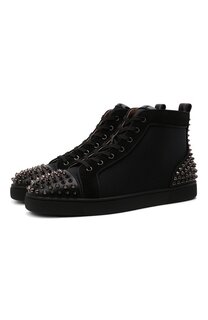 Комбинированные кеды Lou Spikes 2 Christian Louboutin