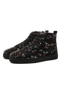 Текстильные кеды Lou Spikes Christian Louboutin