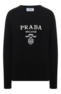 Свитер из шерсти и кашемира Prada