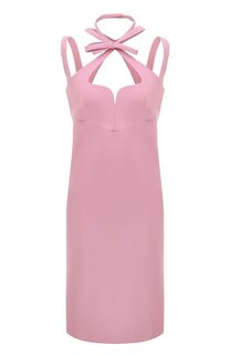 Платье из шелка и шерсти Gucci