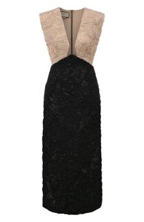 Платье из вискозы и хлопка Gucci