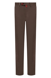 Брюки из шерсти и кашемира Kiton