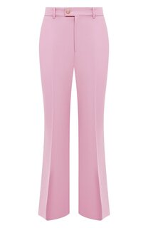 Брюки из шелка и шерсти Gucci