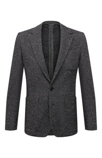 Пиджак из шерсти и хлопка Dolce & Gabbana