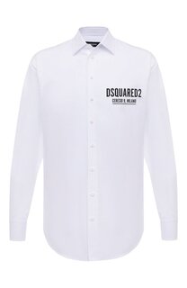 Хлопковая рубашка Dsquared2