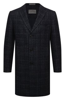 Пальто из шерсти и шелка Corneliani