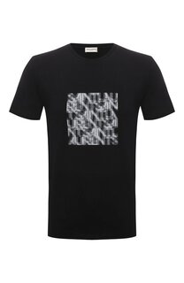 Хлопковая футболка Saint Laurent