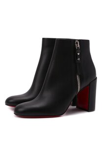 Кожаные ботильоны Ziptotal 85 Christian Louboutin