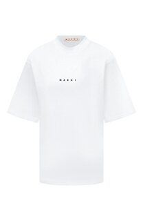 Хлопковая футболка Marni