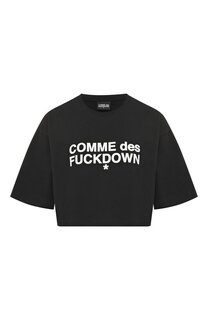 Хлопковая футболка Comme des Fuckdown