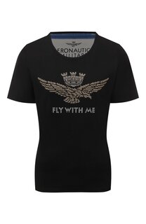 Хлопковая футболка Aeronautica Militare