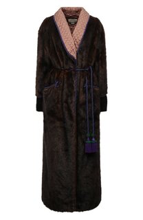 Шуба из экомеха Gucci