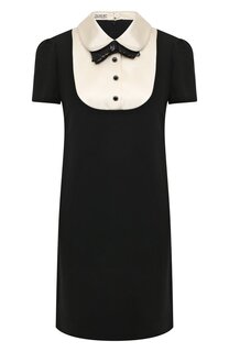 Платье из вискозы Miu Miu