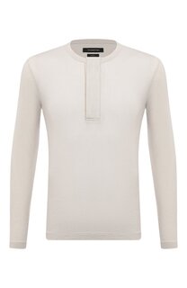 Лонгслив из хлопка и кашемира Zegna