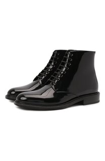Кожаные ботинки Army Saint Laurent