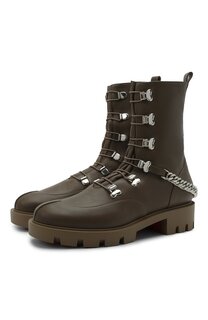 Кожаные ботинки Horse Christian Louboutin