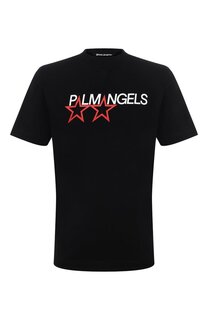 Хлопковая футболка Palm Angels