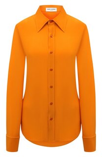 Шелковая рубашка Saint Laurent