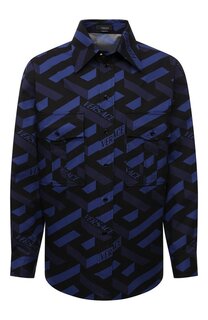 Хлопковая рубашка Versace