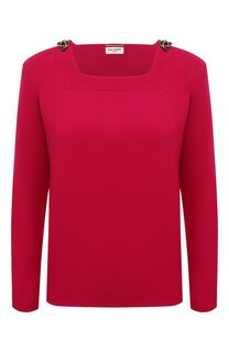 Блузка из вискозы Saint Laurent