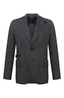 Пиджак из кашемира и хлопка Brioni