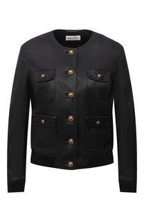 Кожаная куртка Saint Laurent