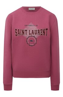 Хлопковый свитшот Saint Laurent