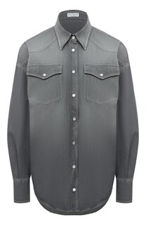 Джинсовая рубашка Brunello Cucinelli