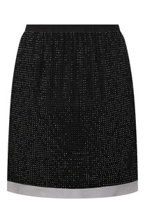 Юбка с отделкой стразами Prada