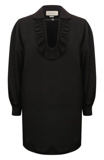 Блузка из вискозы и шелка Gucci