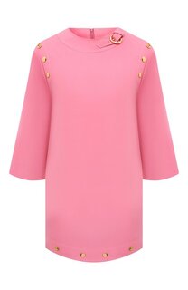 Платье из шелка и шерсти Gucci
