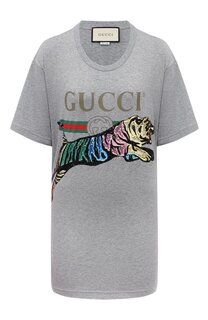 Хлопковая футболка Gucci