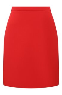 Юбка из шелка и шерсти Gucci