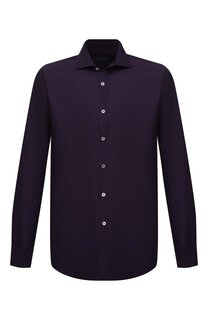 Сорочка изо льна и хлопка Canali